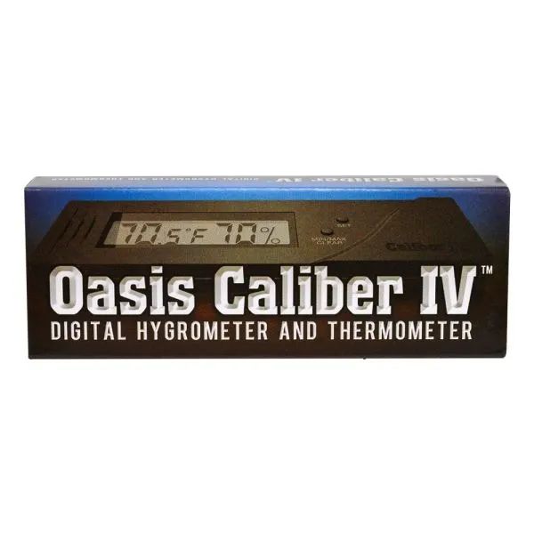 Oasis Caliber IV - Higrômetro e termômetro digital de alta precisão