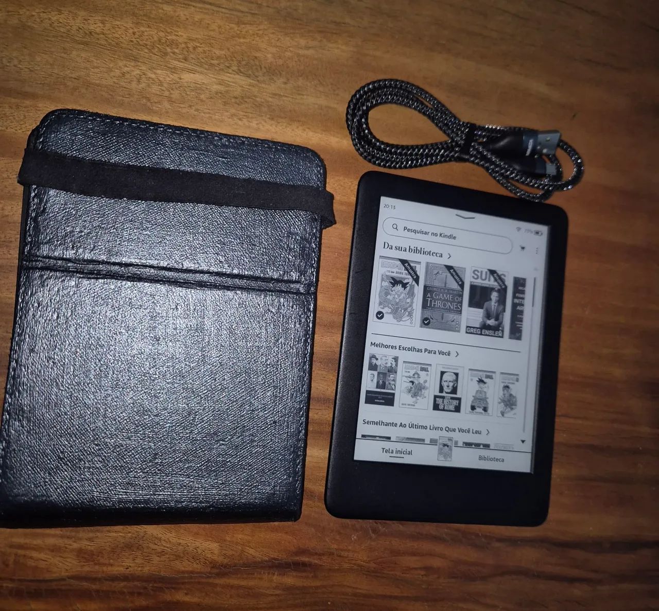 Kindle 10 Geração Sem Luz. Capa e cabo - Foto 5