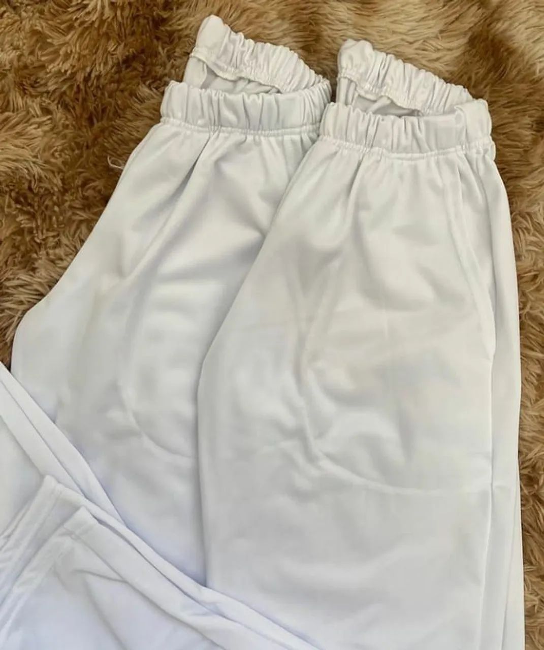 CALÇA BRANCA DE ABRIGO TÉRMICA - Foto 5