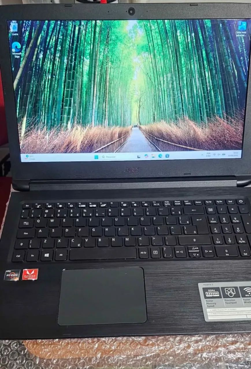 Notebook Acer,  Ryzen ,ssd , 8gb memória - Foto 4
