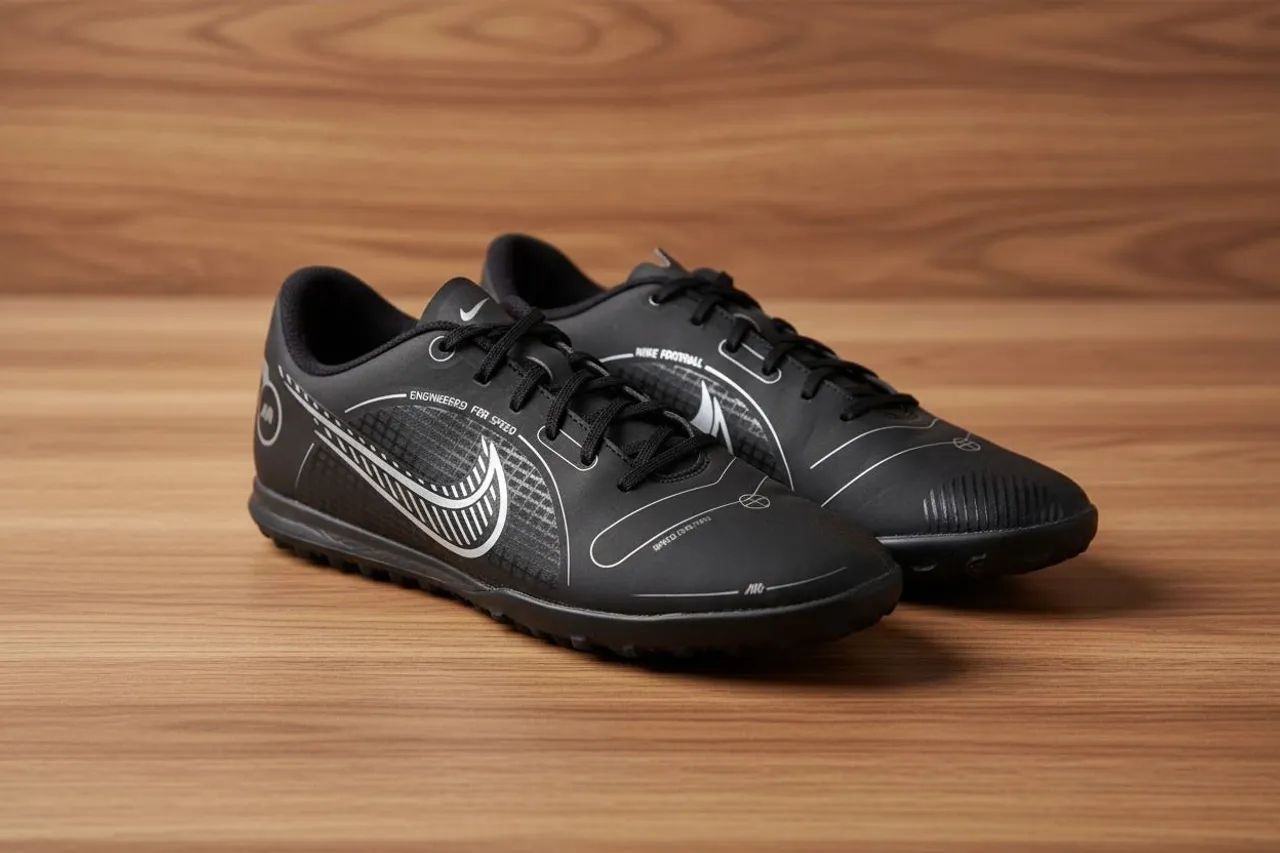 Chuteira Society Preta Nike, NOVA!