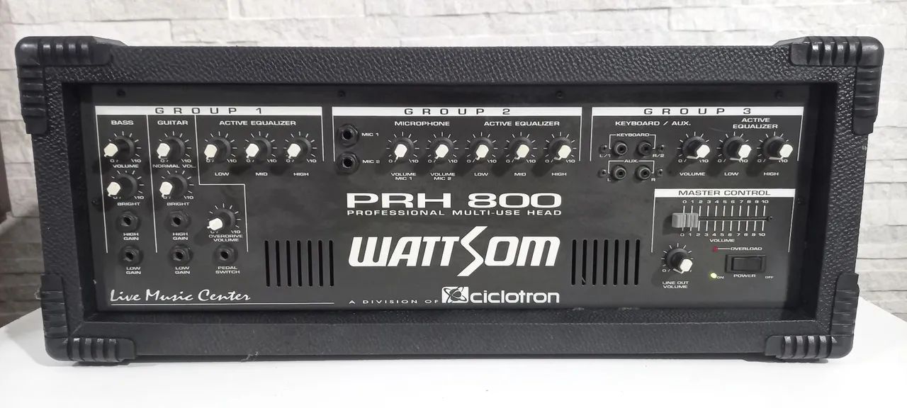 Amplificador Wattsom PRH 800, LINDO!!!!, funcionando perfeitamente. 