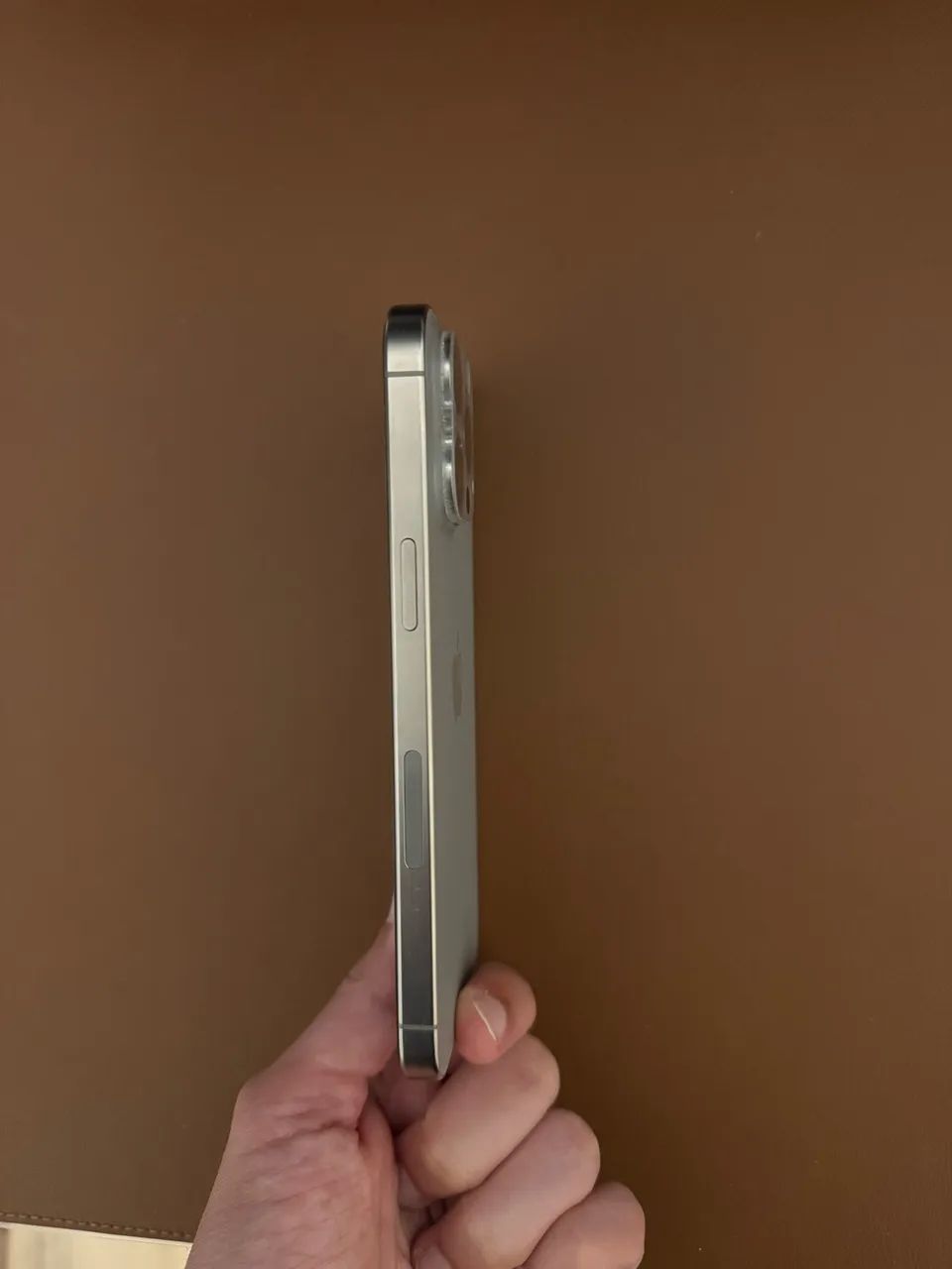 iPhone 15 Pro Max 512GB Titânio Natural - Caixa e Acessórios - Impecável - Foto 4