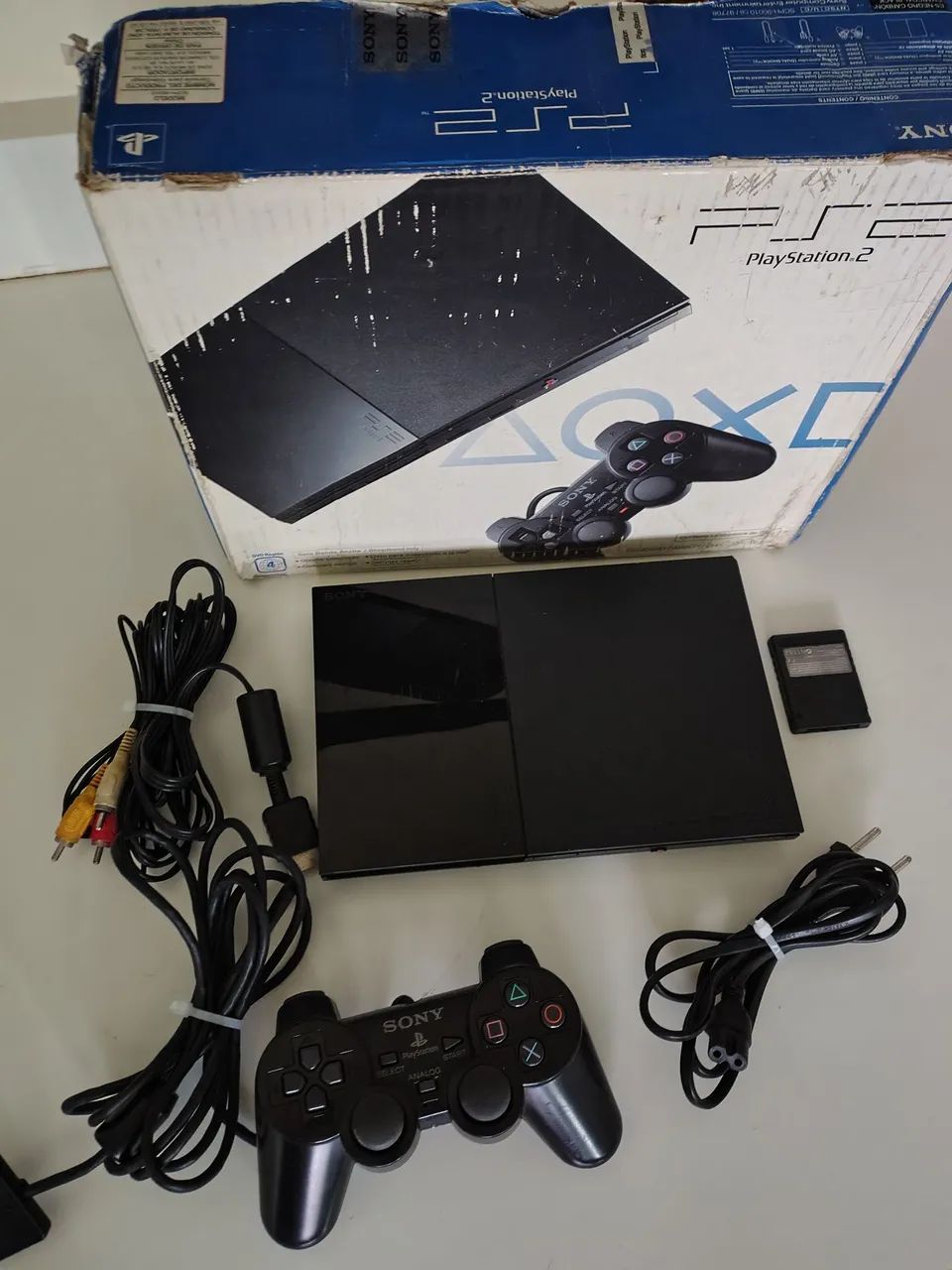 PS2 Slim com Caixa!