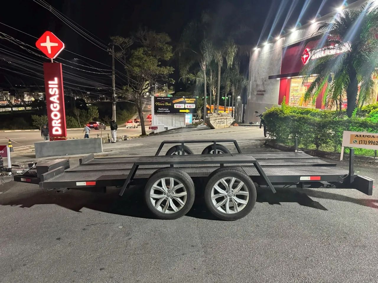 Carretinha Plataforma Prancha 2026 - 2 Eixos, Freio, Aro 18, Documentada - Foto 3