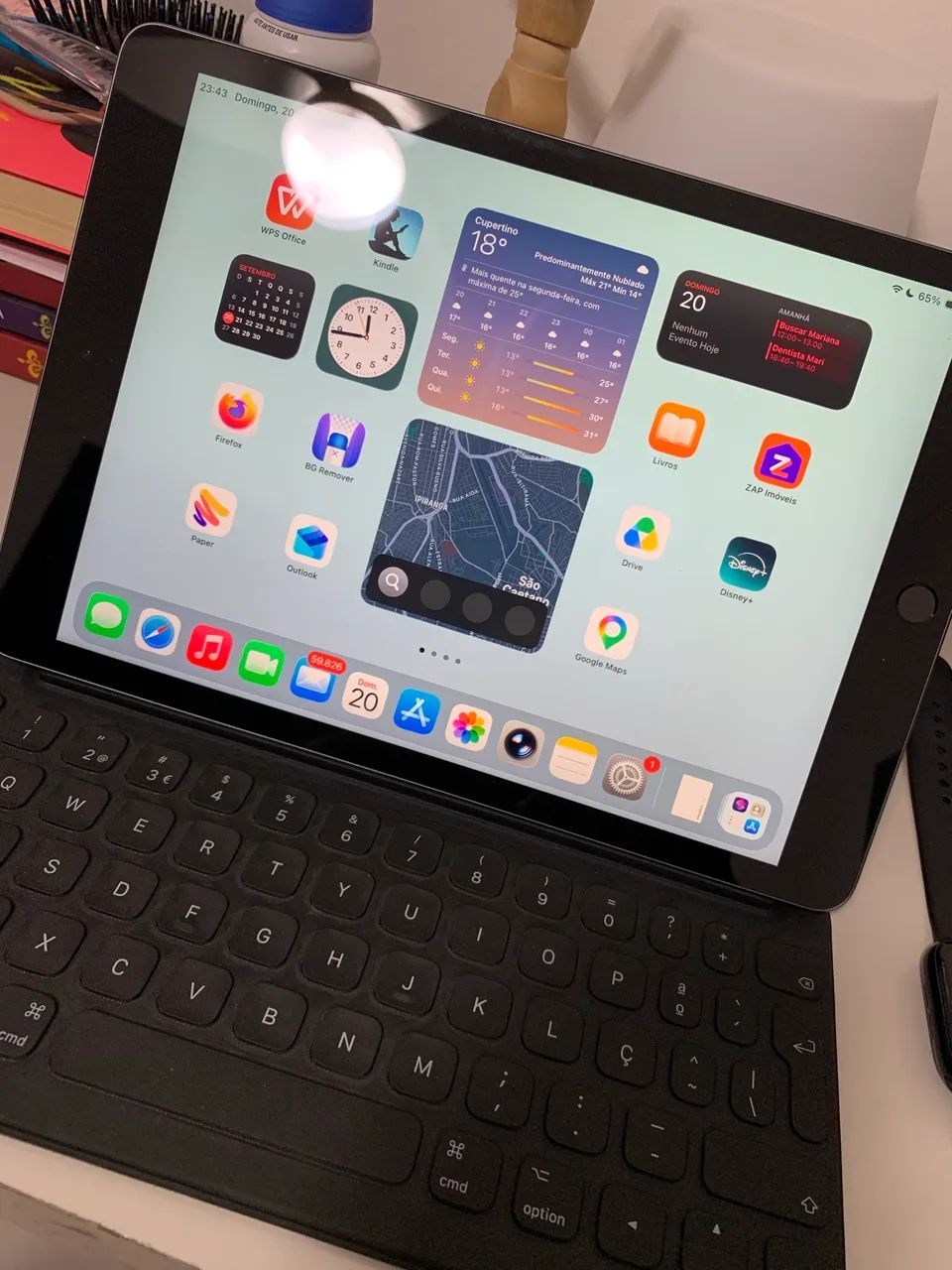 iPad 9 geração com capa teclado original + Apple Watch SE 2 geração  - Foto 3