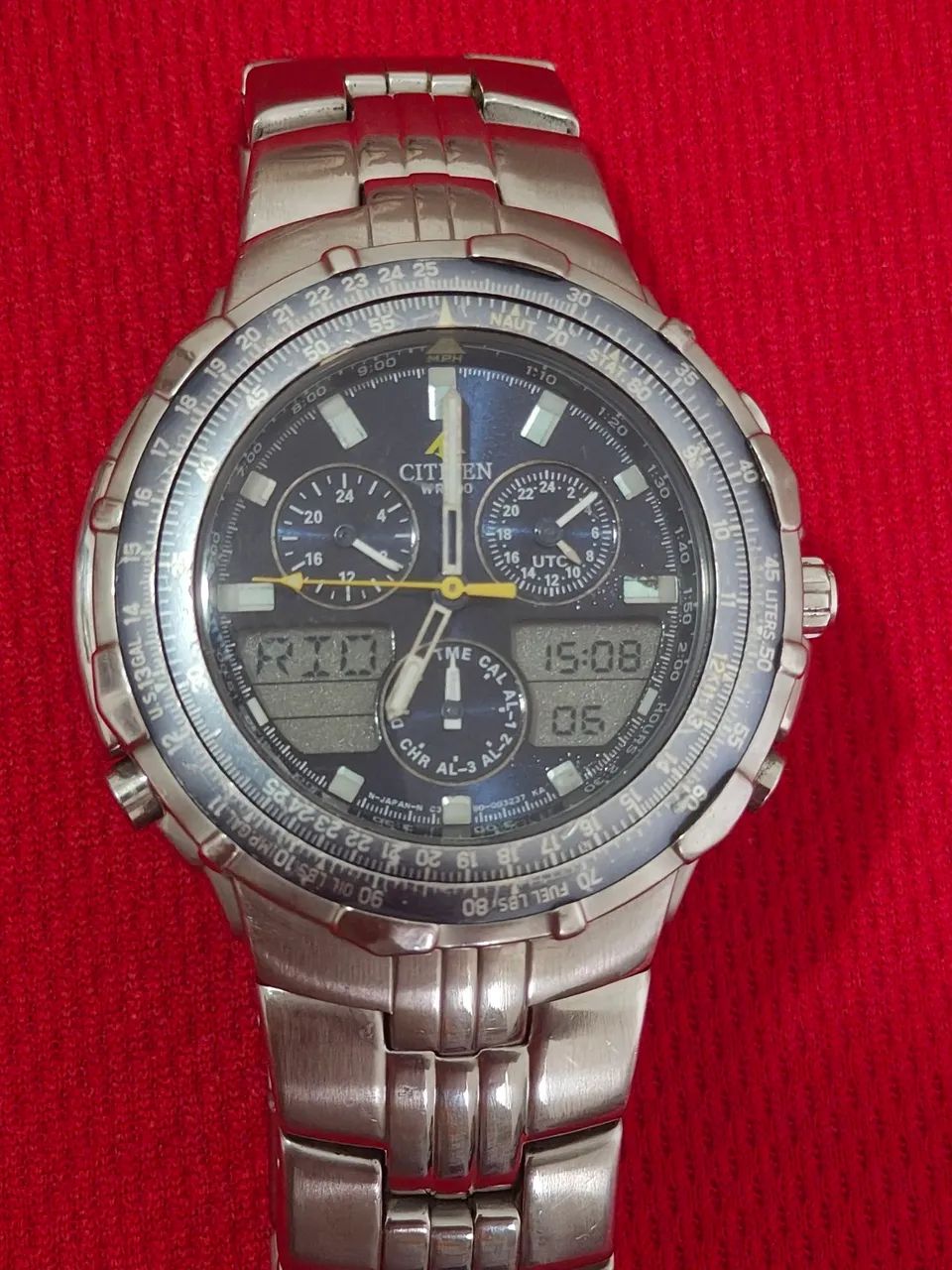 Relógio Citizen C390 Azul World Time  - Foto 2