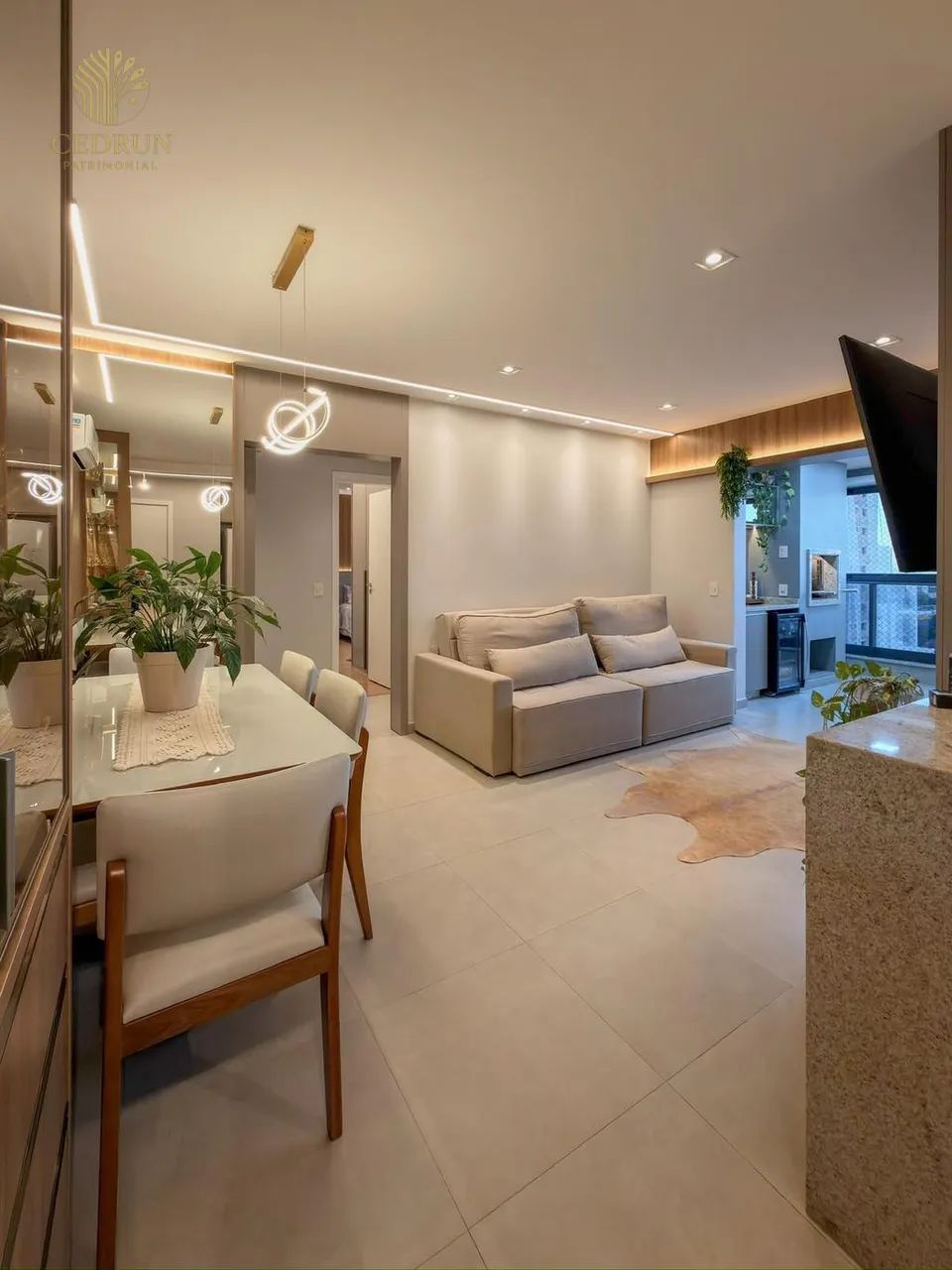 Apartamento mobiliado para alugar em Maringá, Zona 03, Edifício Trend, com 2 quartos, 98 m