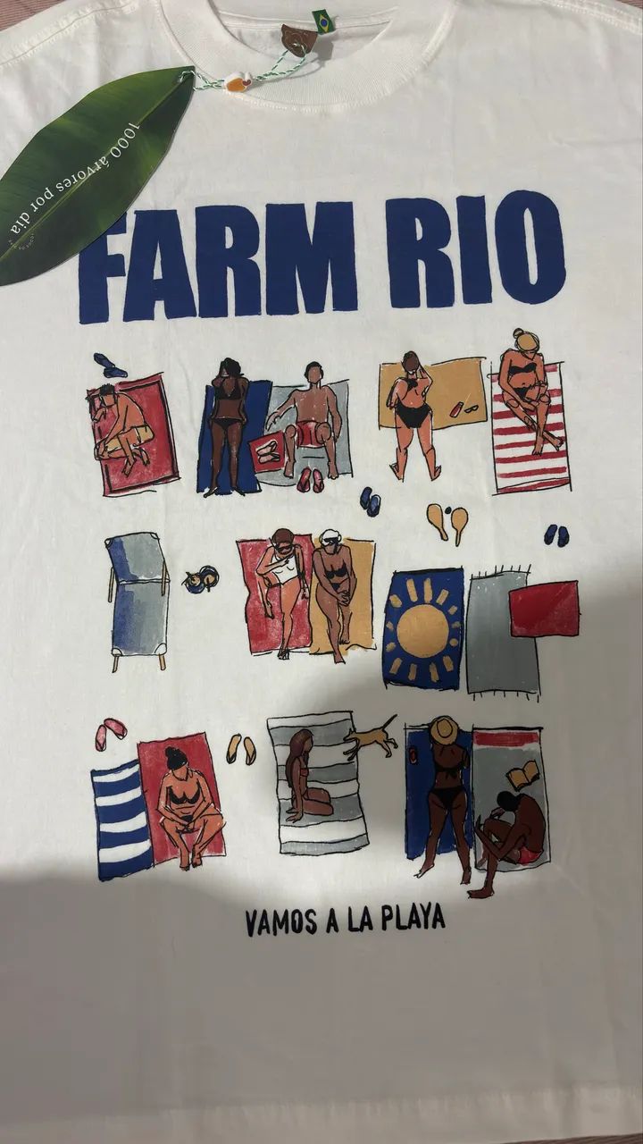 T-shirt Média playa PP farm - Foto 5