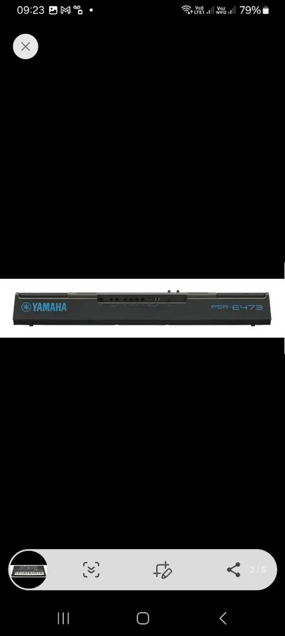 Vendo teclado yamaha PSR e473 - Foto 2