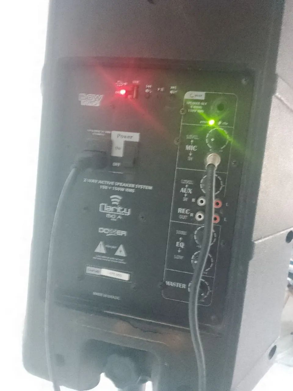 Caixa ativa com saida pra passiva 10 polegadas  - Foto 3
