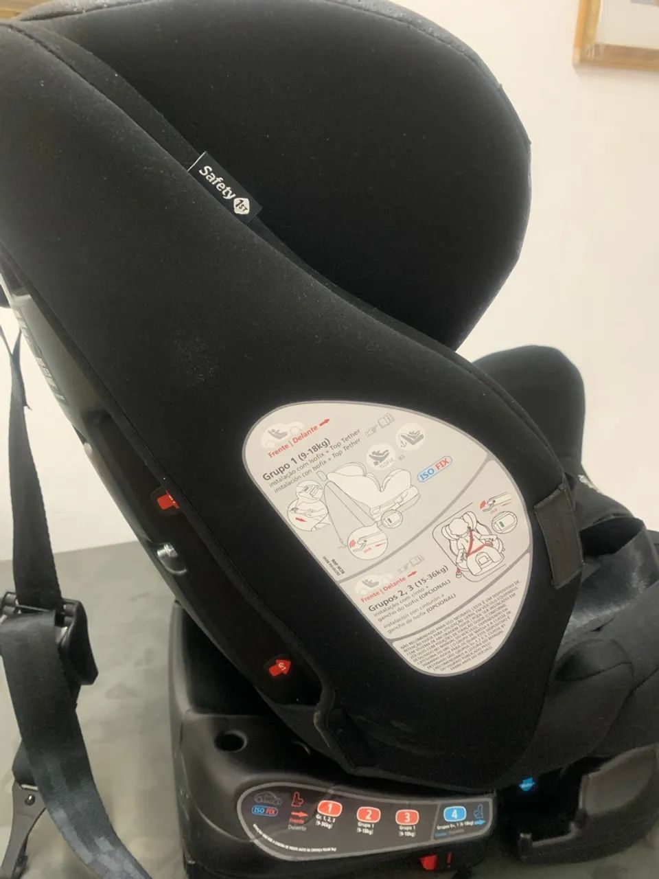 Cadeirinha Safety 1st. 0 a 36 kg com isofix - Foto 5