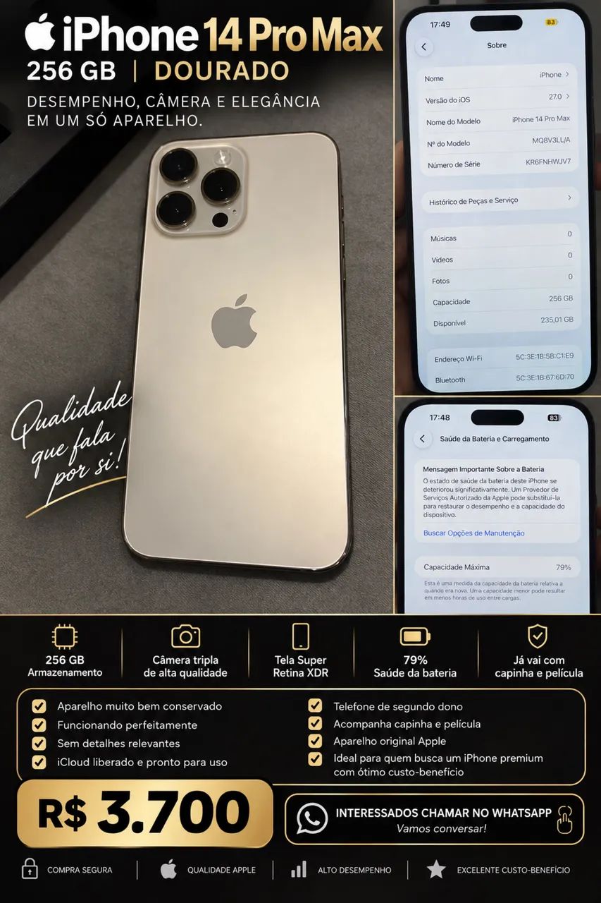 iPhone 14 Pro Max 256 