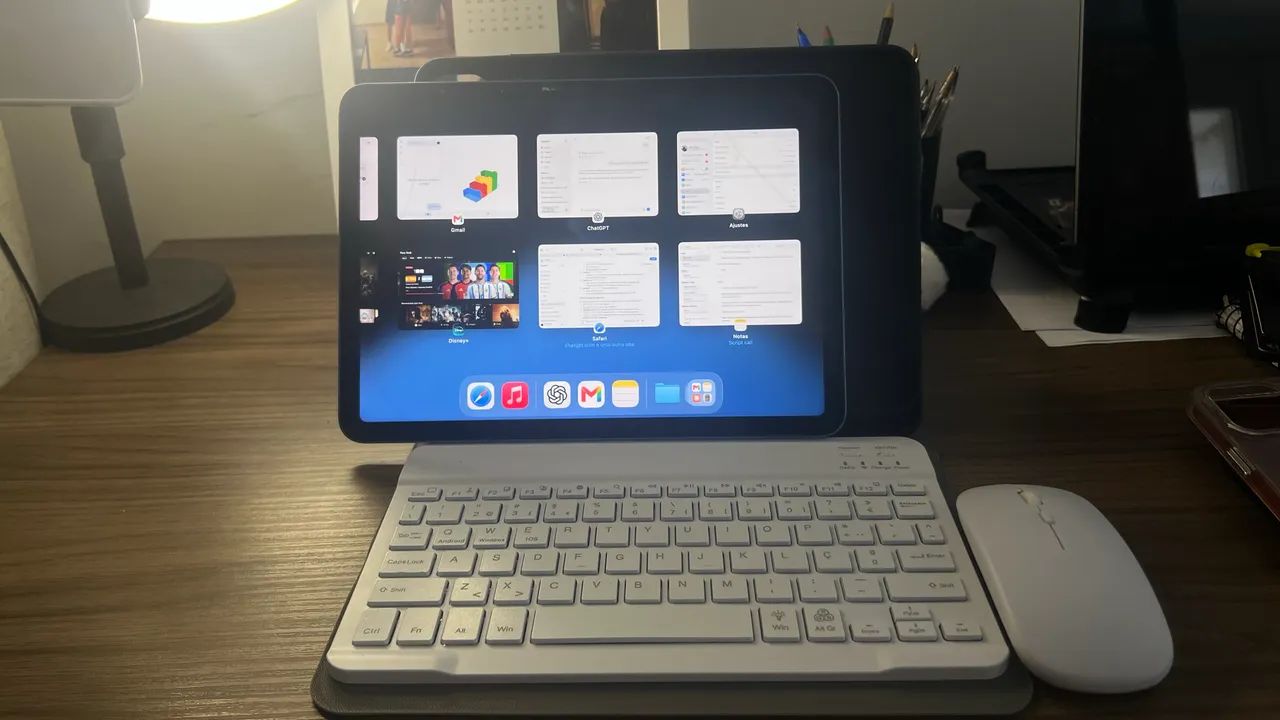 iPad Air 5 M1 64GB + Teclado + Mouse + Capa  - Foto 5