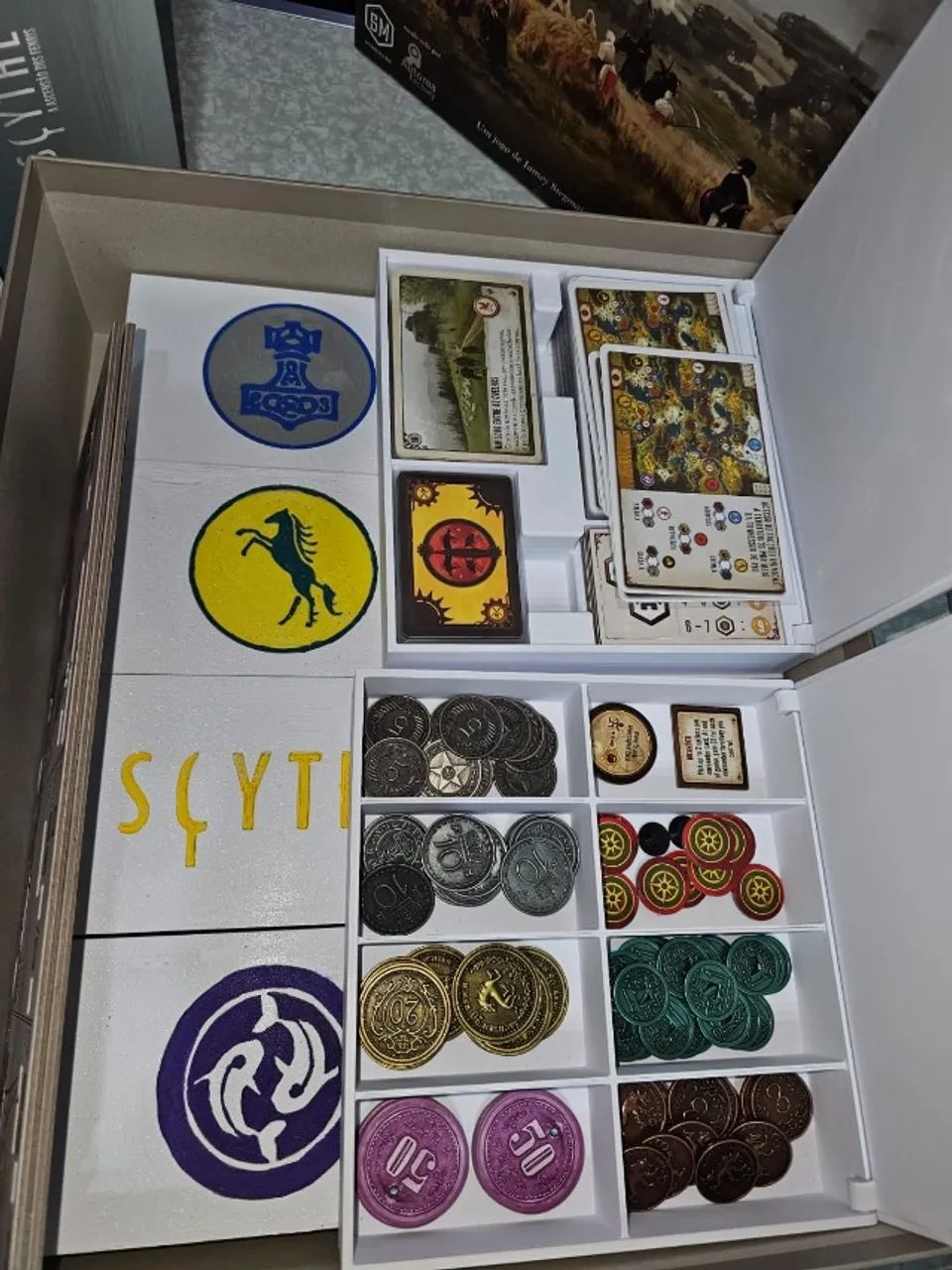 Scythe + Mapa Modular + Moedas de Metal + Mapa Modular - Foto 2