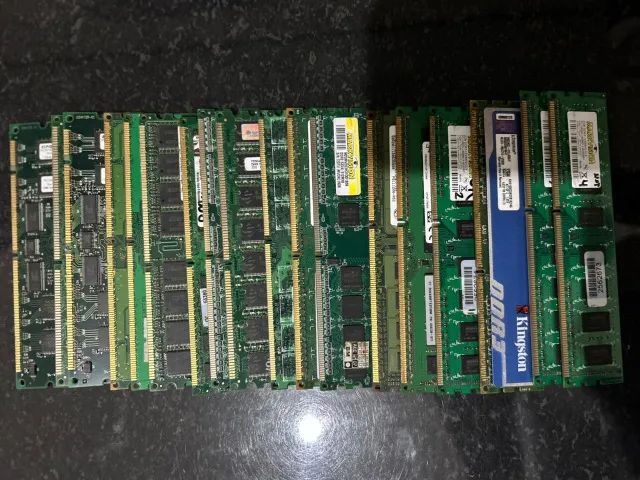 Lote de Memórias DIMM, DDR1, DDR2 e DDR3 - Foto 3