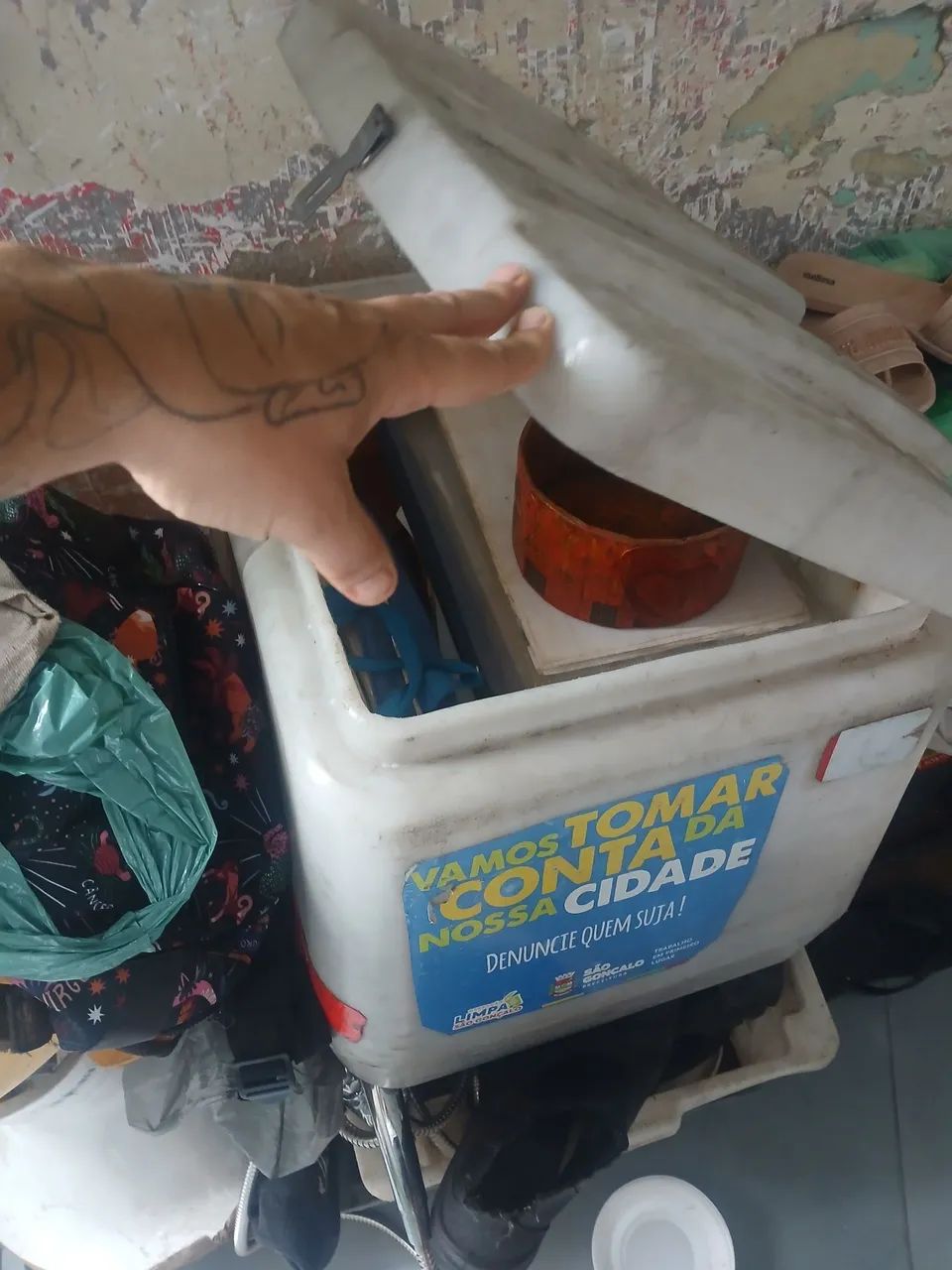 Bag de plastico para entregador de moto  - Foto 3