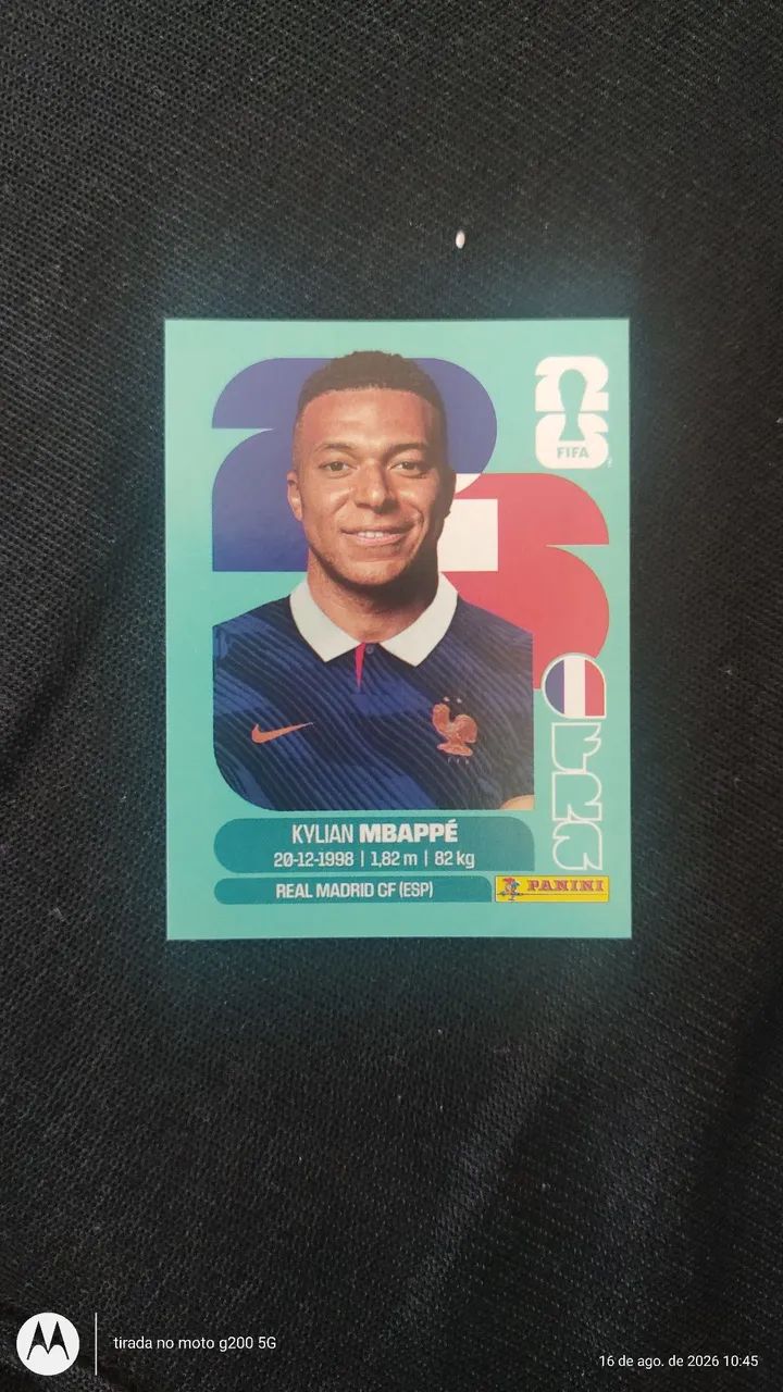 KYLIAN MBAPPÉ FIGURINHA ORIGINAL COPA 2026