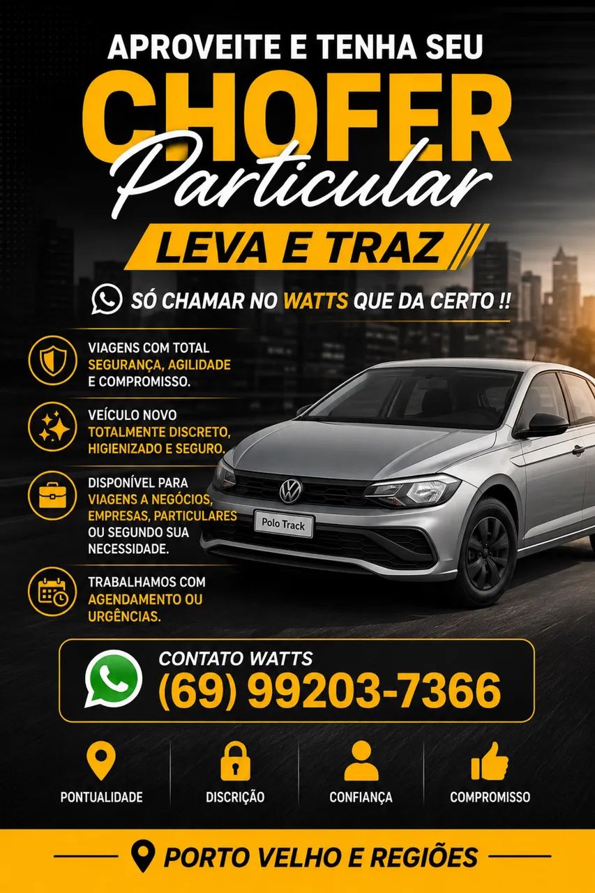Chofer Particular leva e traz