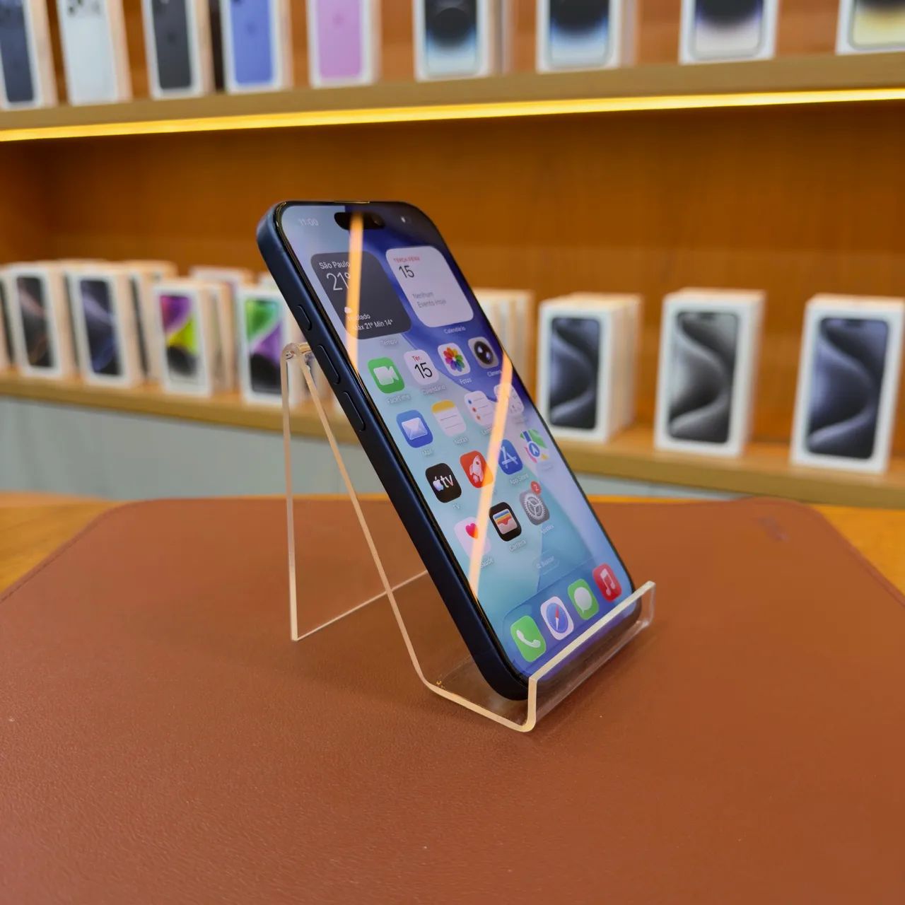 iPhone 17 Pro azul 256 Seminovo  - Foto 2