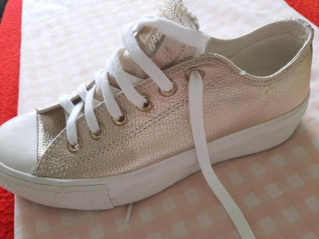 all star plataforma dourado