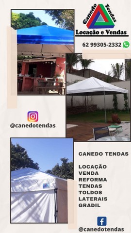 Tenda Sanfonada 3x4,5 R$ 1,150 a vista.  - Foto 5