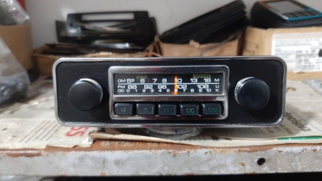 Rádio BOSCH original pro Fusca Brasília Variant kombi GOL VOYAGE 