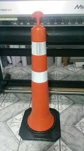 Balizador T Top Pirulito 1,14m Semiflexível Refletivo  - Foto 2