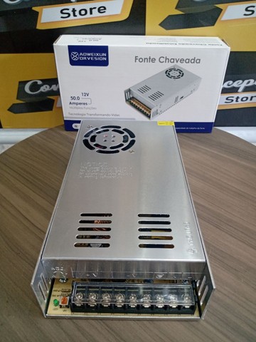 Fonte Chaveada 12V 50A - Novo - Foto 2