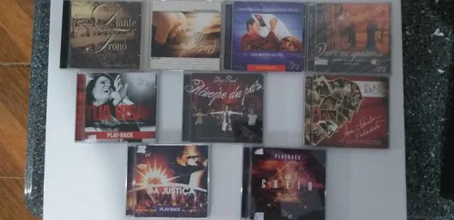 cds gospel nacional diante do trono lote com 09 unidades novos e lacrados,