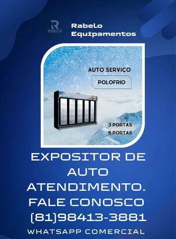 Balcão Expositor Auto serviço para frios e laticínios com 3 e 5 portas  - Foto 4
