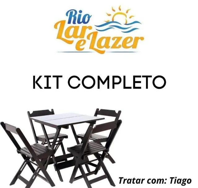 Conjunto de Cadeiras Com Mesa Completo - Materiais de construção e jardim -  Planalto, Vila Velha 1251709103