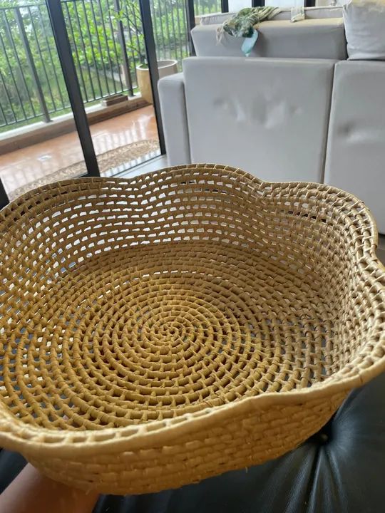 Fruteira de palha natural Lili Home Décor NOVA