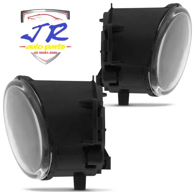 Par Farol de Milha Clio Hatch Sedan 03 04 05 06 07 08 09 10 11 12 Auxiliar Neblina  - Foto 5