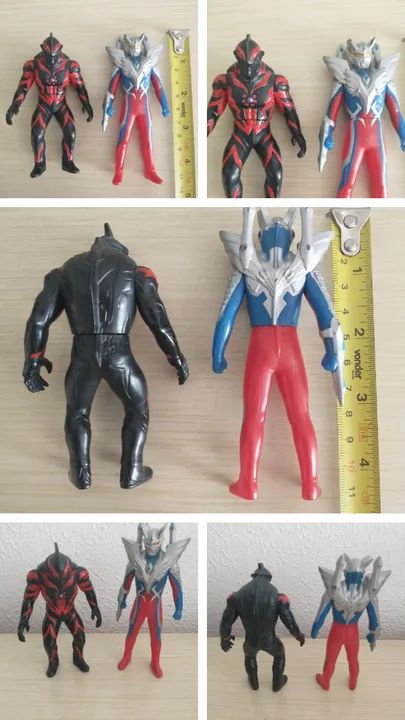 Kit 02 bonecos seriado Ultraman - Foto 2