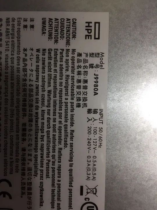 Switch HP 1820-24G J9980A 24 20:16 portas Gigabit 2 SFP - Foto 3