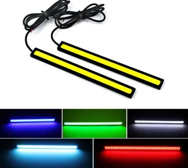 Led Cob 12w Super Farol Drl Luz Diurna kit 2 Unid.Ultra Luz Carro Moto Branco  COD-CP231 