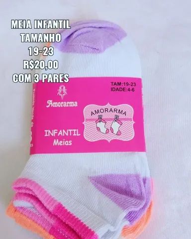 Meias soquete infantil  - Foto 4