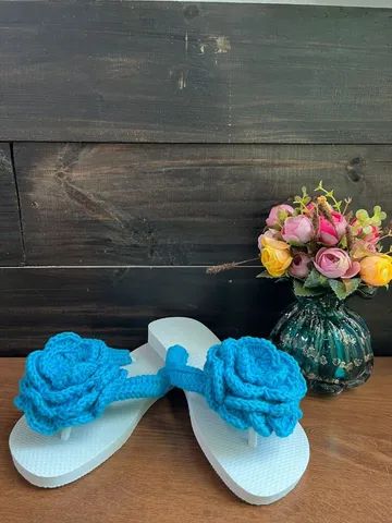Havaianas Crochê 37/38 - Foto 6