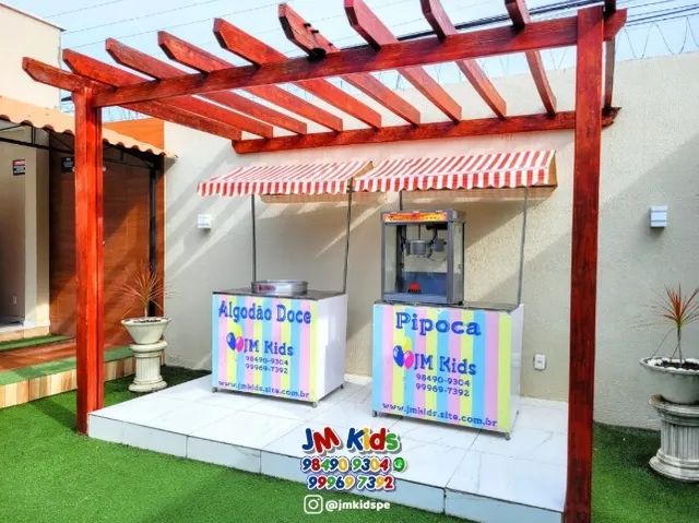 Aluguel de Pula Pula Piscina de Bolinhas Pipoca Algodão Doce Tobogã Inflável Cama Elástica - Foto 2