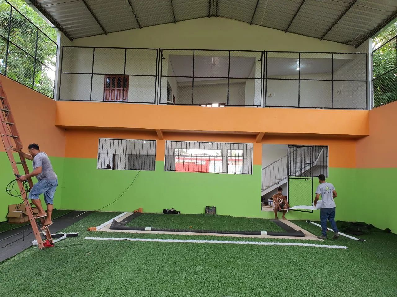 Arena coberta e com grama sintética  - Foto 5