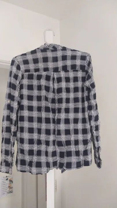 camisa xadrez - preço brechó - Foto 2