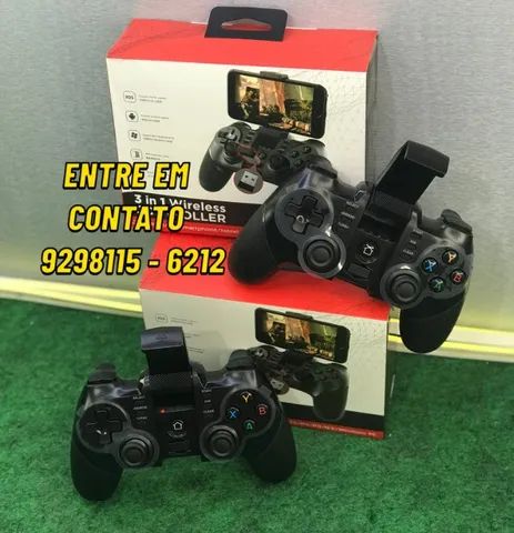 Controle Para Celular Android Ios Pc Ps3-Entregamos 9h ás 23h - Foto 3