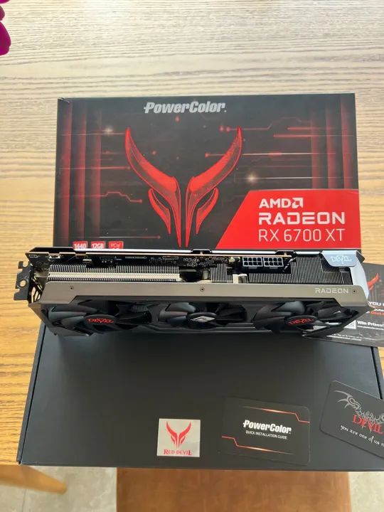 RX6700 XT Red Devil Mais nova da OLX - Foto 2
