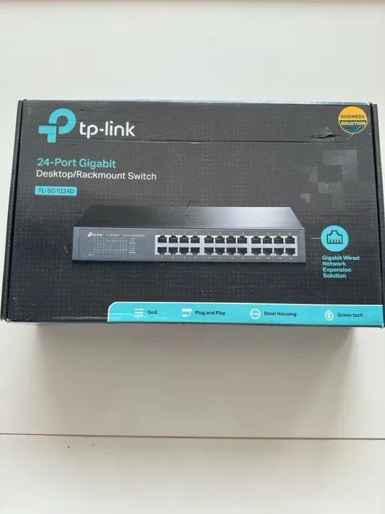 Switch 24 Portas Gigabit TP-Link TL-SG1024D