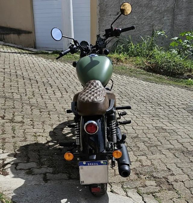 matte green royal enfield