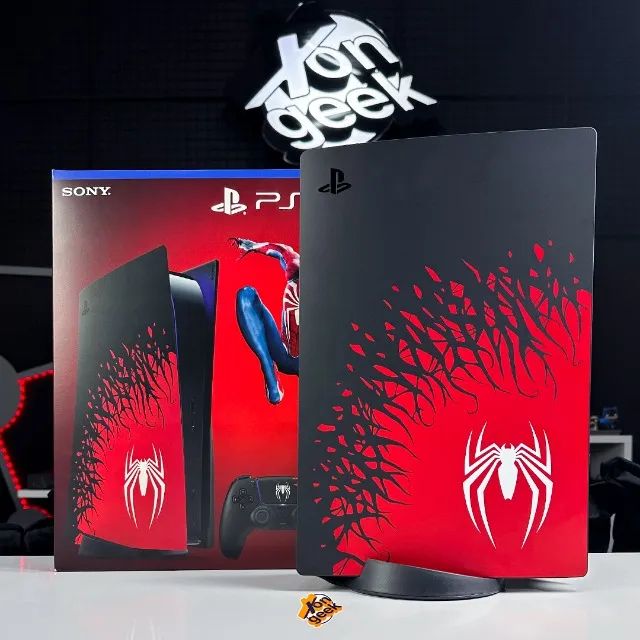 PS5 825GB Edição Limitada Spider Man 2, Com Leitor (Seminovo) | Item de Colecionador! - Foto 2