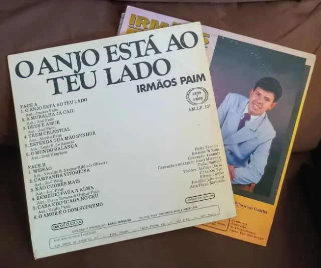 Lote 02 Lp's Discos Vinil Gospel Evangélico Irmãos Paim - Raro - Foto 2