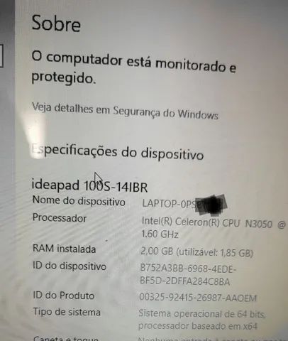 Notebook Lenovo ideapad 100S-14IBR - Foto 5