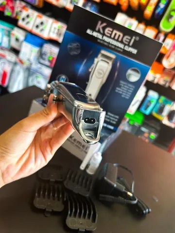Barbeador Elétrico Sem Fio Kemei KM-1998 - Foto 5